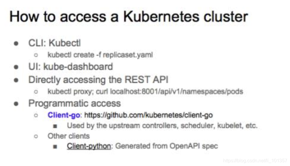 kubernetes 数据盘 kubernetes client go_API