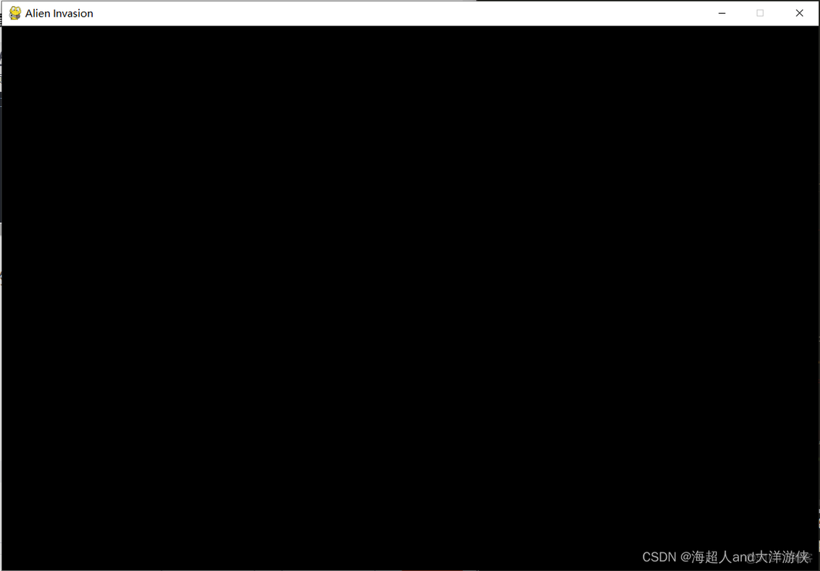 创建外星人Python 外星人入侵python游戏_初始化_03