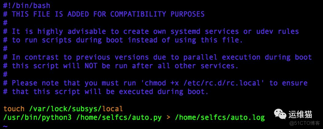 linux python 开机自启动 linux开机自启动python脚本_linux python 开机自启动