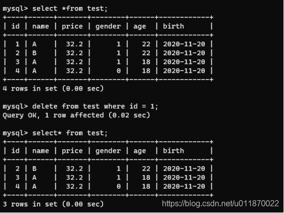 mysql数据库数据更新 mysql数据库数据更新实验_插入数据_09