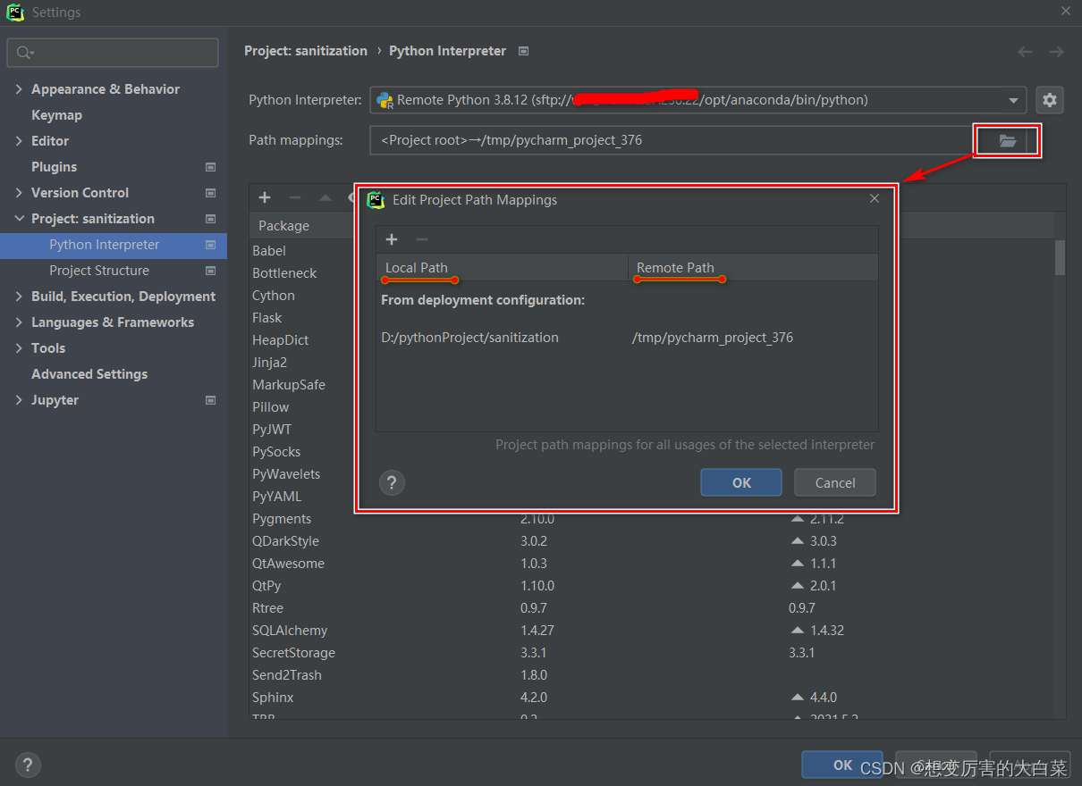 pycharm ssh连接 docker pycharmssh连接远程服务器_linux_07