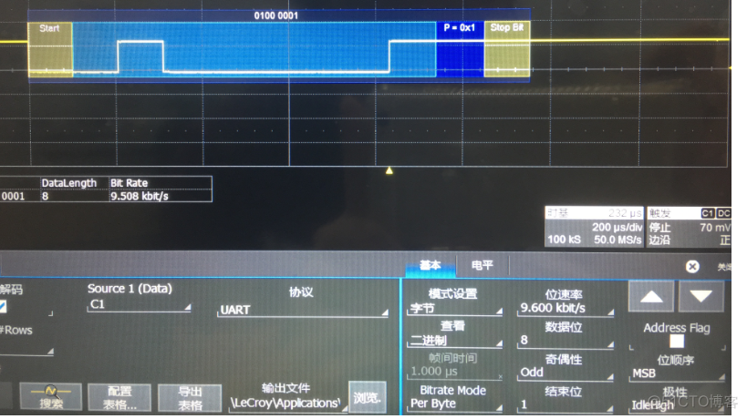 java 波特率 波特率数据位_Universal