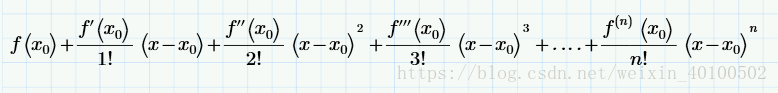 如何用Python打出泰勒公式 泰勒公式_多项式_05