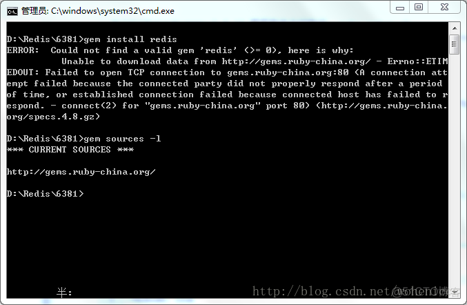 安装redis cluster 6集群 windows安装redis集群_ruby_08