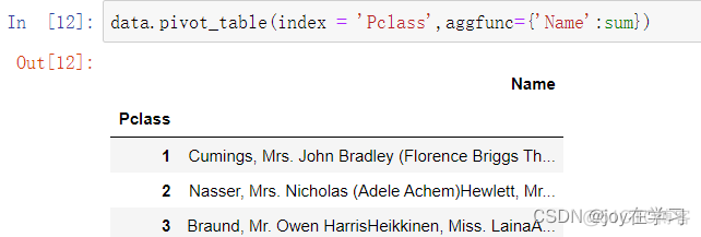 python pivot方法 python中pivot table_python_10