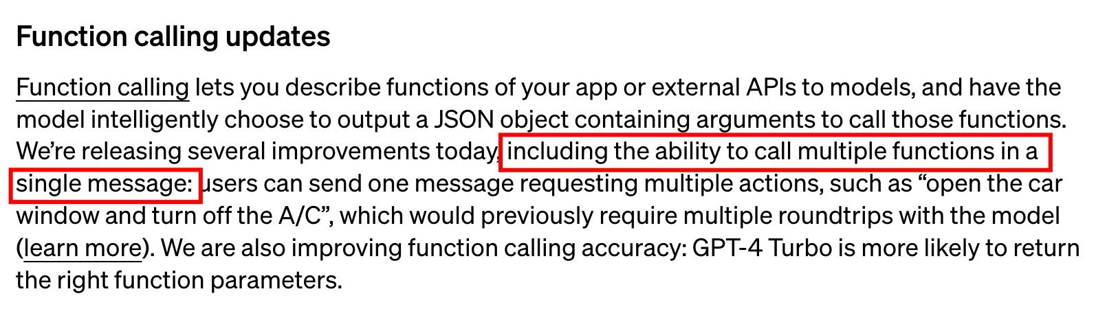 OpenAI的多函数调用（Multiple Function Calling)简介_ai