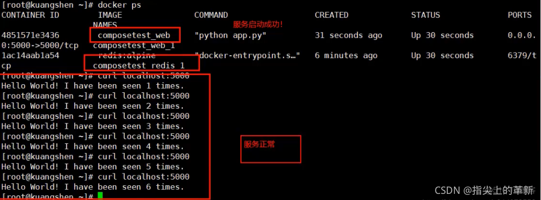 docker compose 启动时输出日志 docker compose log_docker_06