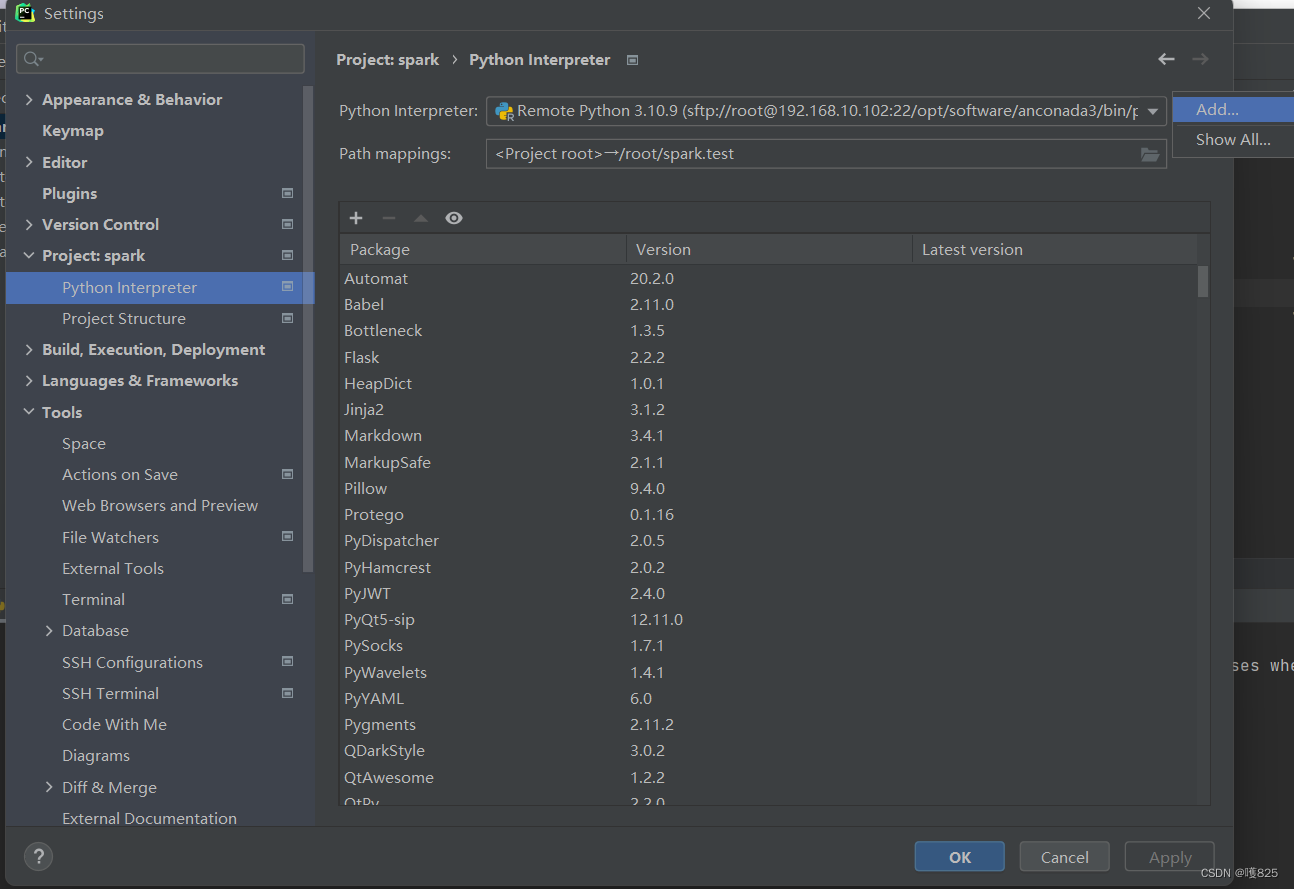 spark如何使用python3 spark pycharm_hadoop_18