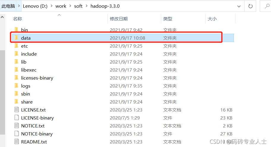 Hadoop安装包国内下载镜像 hadoop3.3.0安装_Hadoop_04