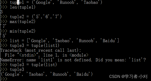 python tuple最长 python3 tuple_python_09