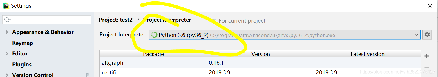 怎么更换anaconda虚拟环境中python的版本 anaconda虚拟环境pycharm_安装包_04