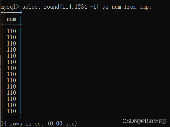 mysql 数字函数 format mysql的数值处理函数_数据库_11