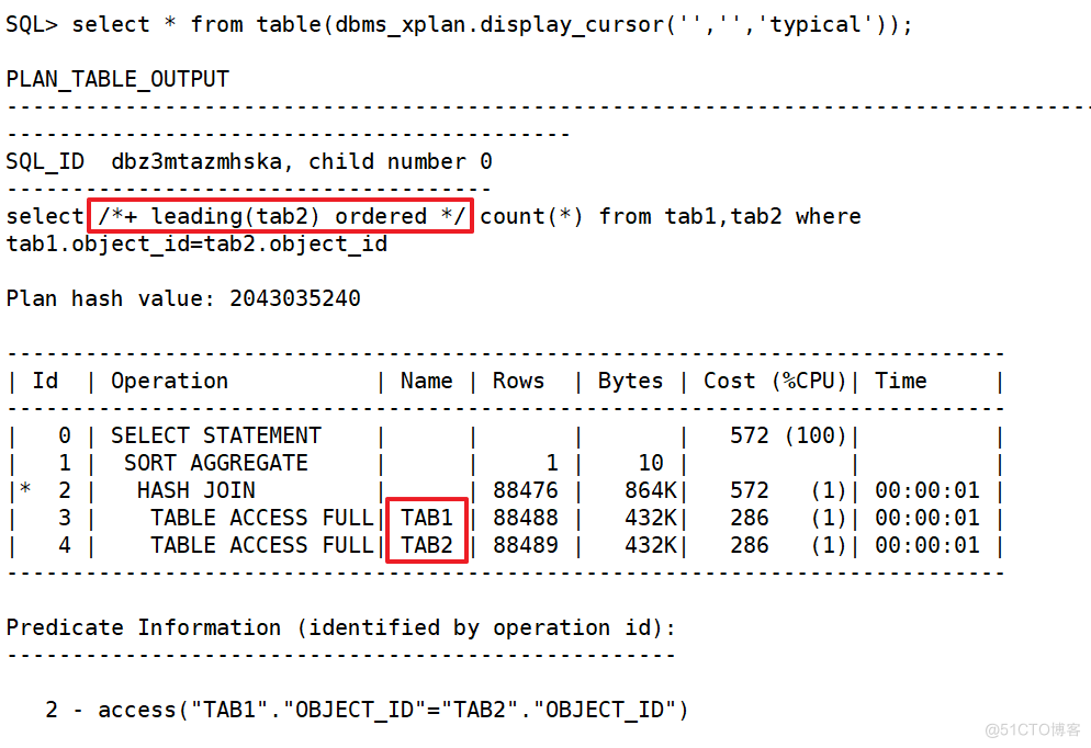 Oracle Hint(提示）之LEADING_sql优化_08