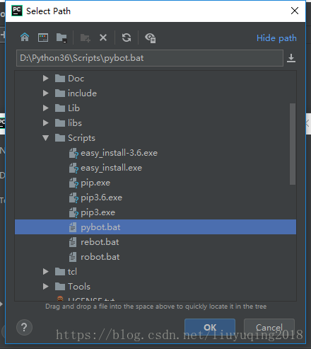 robot framework ride执行python robotframework pycharm_python3_24