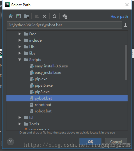 robot framework ride执行python robotframework pycharm_py3+FR+pycharm_24