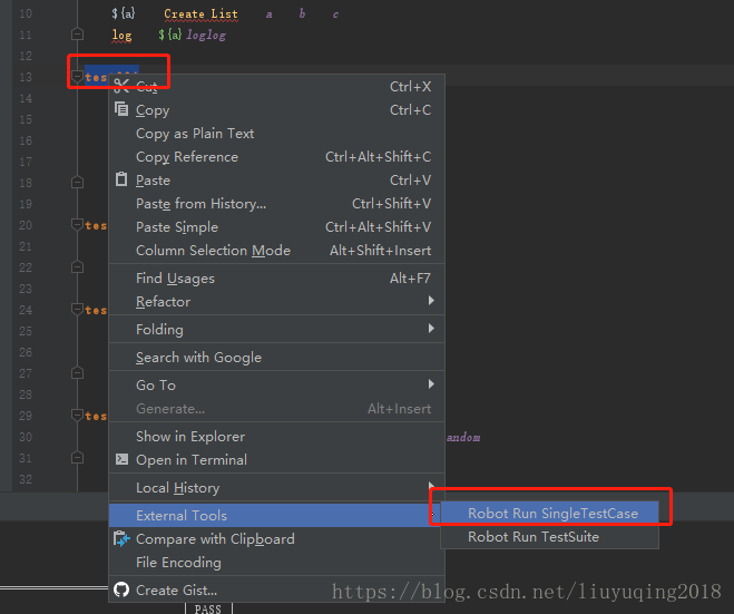 robot framework ride执行python robotframework pycharm_python3_31