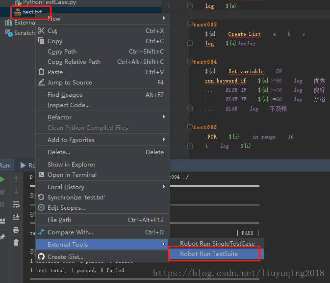 robot framework ride执行python robotframework pycharm_py3+FR+pycharm_33