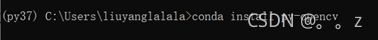 conda install 指定版本python conda安装指定版本的库_命令行_05