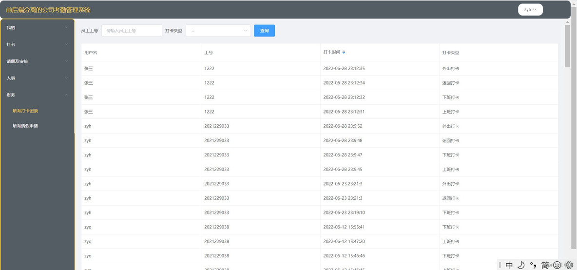 mysql员工考勤数据库结构 员工考勤系统数据库_mysql员工考勤数据库结构_14