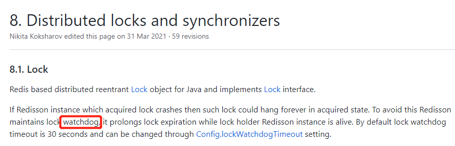 redisson 看门狗 redisson看门狗机制失效_redisson 看门狗