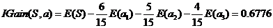 信息增益IG的计算 python 基于信息增益率的算法_信息熵_11