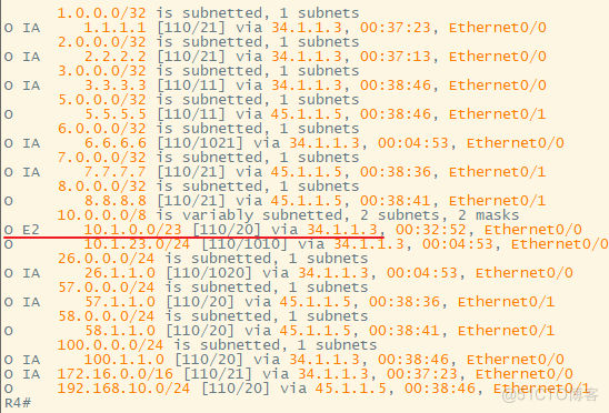 思科——OSPF综合实验_路由表_25