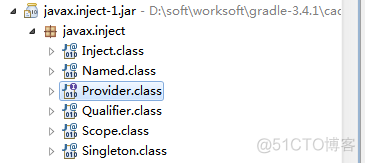 java子项目有类找不到 javax.inject.provider找不到类_测试