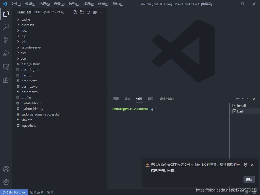 vscodessh远程连接服务器docker vscode 远程服务器_云服务_14