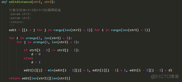 编辑距离 python包 编辑距离算法 python_后端_02