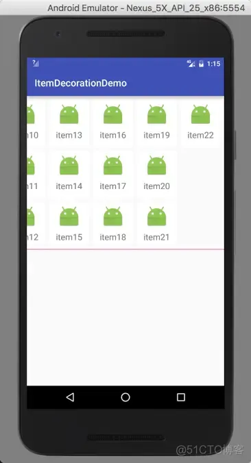 Android RecyclerView 两列居中 recyclerview间距_ide_07