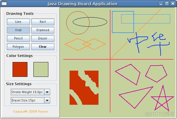 java 绘图画动漫人物 用java实现一个画图程序_java