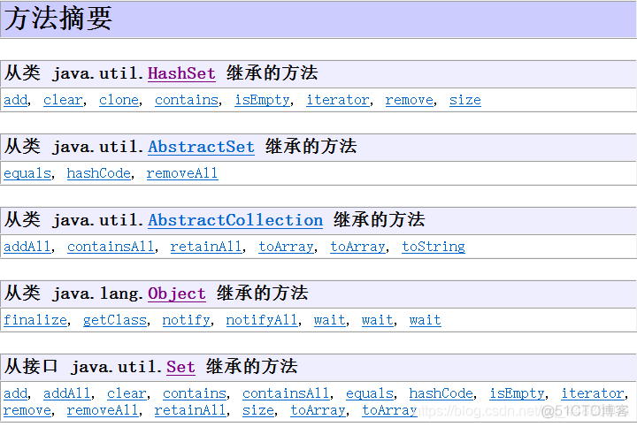 java 两个set 差集 java set相等_System_05