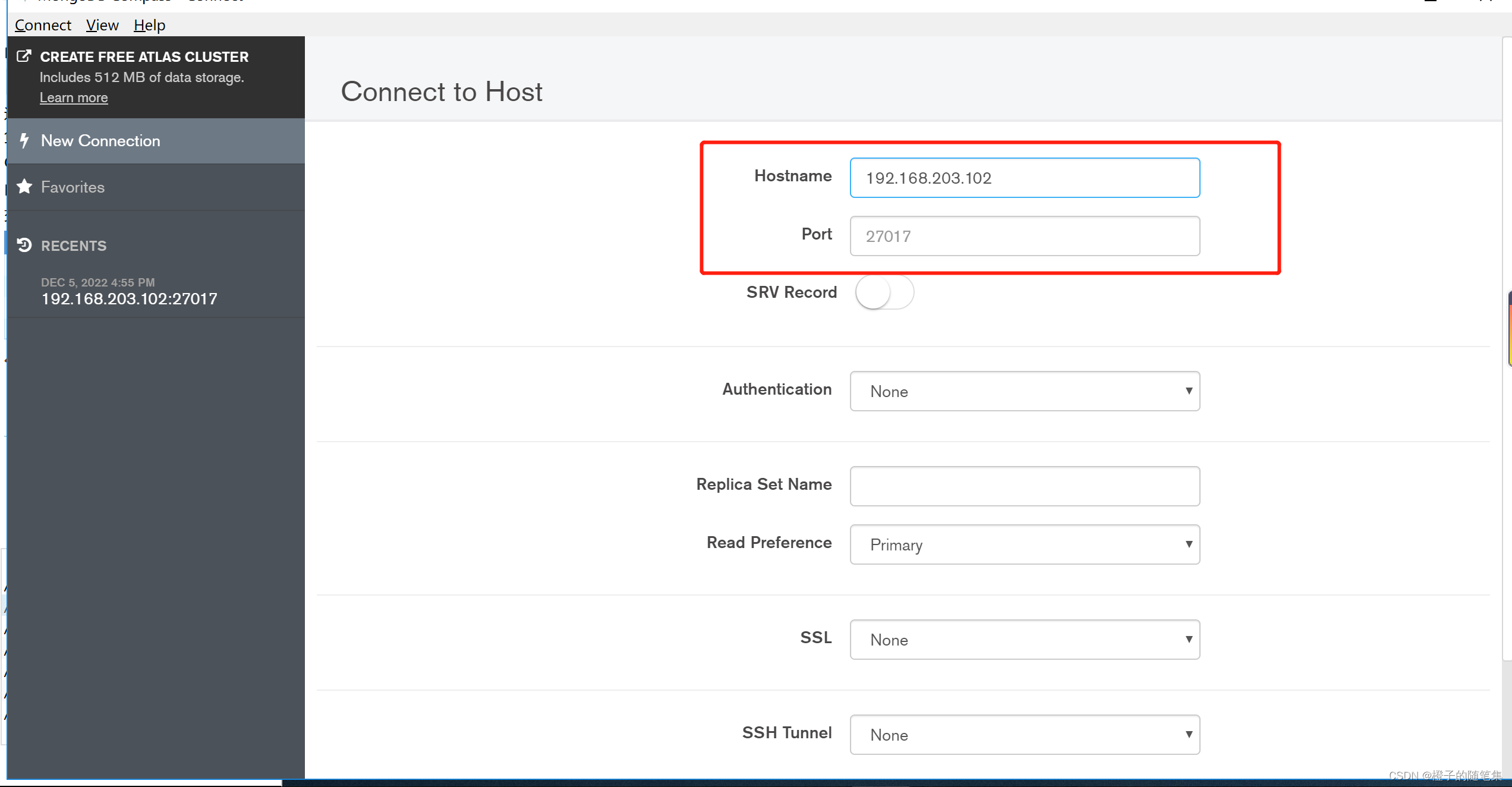 mongodb可视化windows mongodb可视化工具compass连接失败_客户端_03