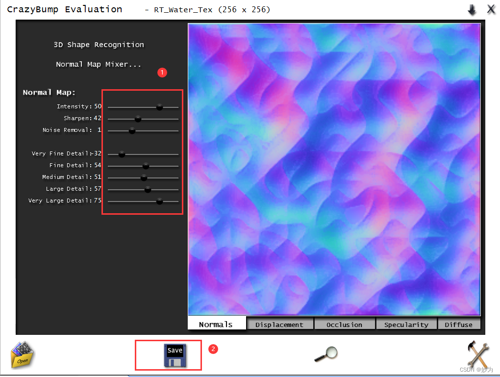 法线制作神器crazybump 和 Normal Map Generator_crazybump_04