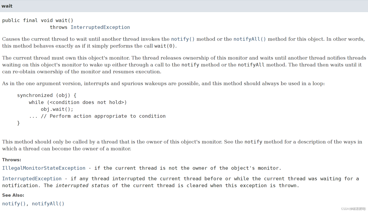 Java中client的wait方法参数 java wait join notify_开发语言_05