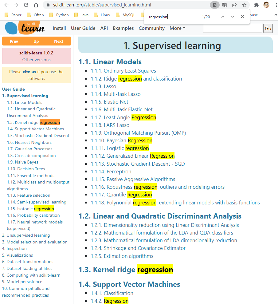 python sklearn svr回归模型 sklearn 回归算法_岭回归