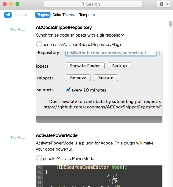 ios uitoolbar 布局 ios图标布局插件_Xcode插件管理工具Alcatraz_02