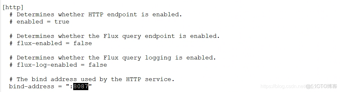 influxdb docker 连接 influxdb安装配置_配置文件