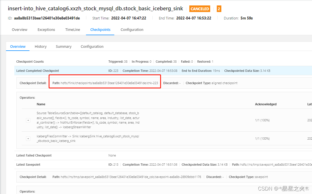 Flink cdc 启动模式 mongodb flink cdc checkpoint_jar