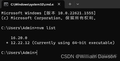 nvm切换node后yarn无效命令 nvm切换版本_node.js_02