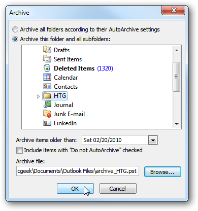 outlook archive设置 outlook如何archive_linux_09