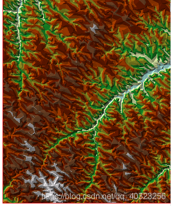 PYTHON 山脊图失真 arcmap山脊线_Arcgis_06