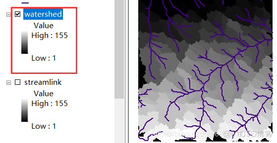 PYTHON 山脊图失真 arcmap山脊线_Arcgis_57