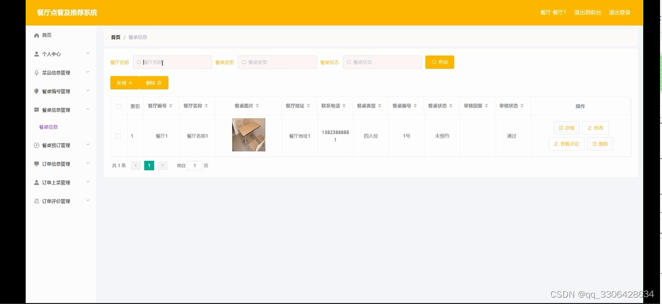 Python饭店后台系统 python点餐系统界面_django_19