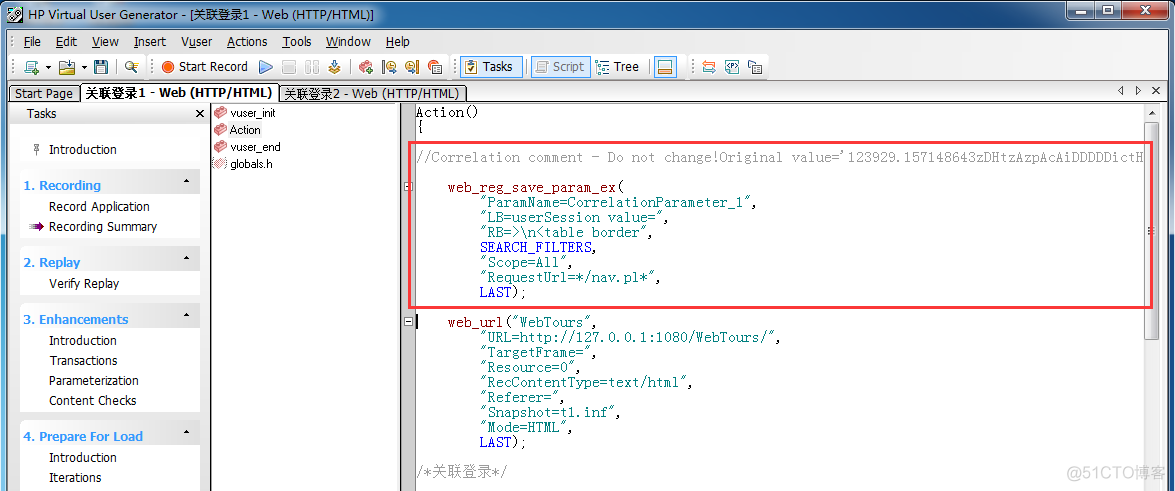 loadrunner 连接Mysql服务 loadrunner关联详解_客户端_06