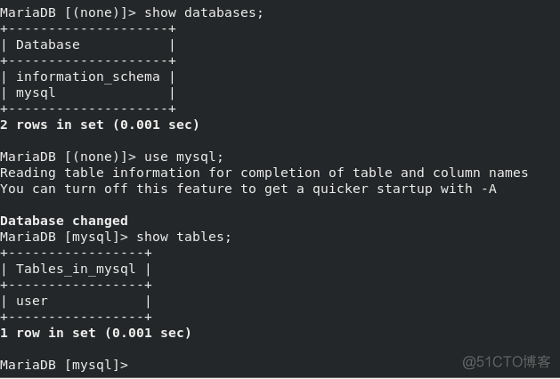 mariadb客户端连接mysql 登录mariadb数据库_mariadb客户端连接mysql_06