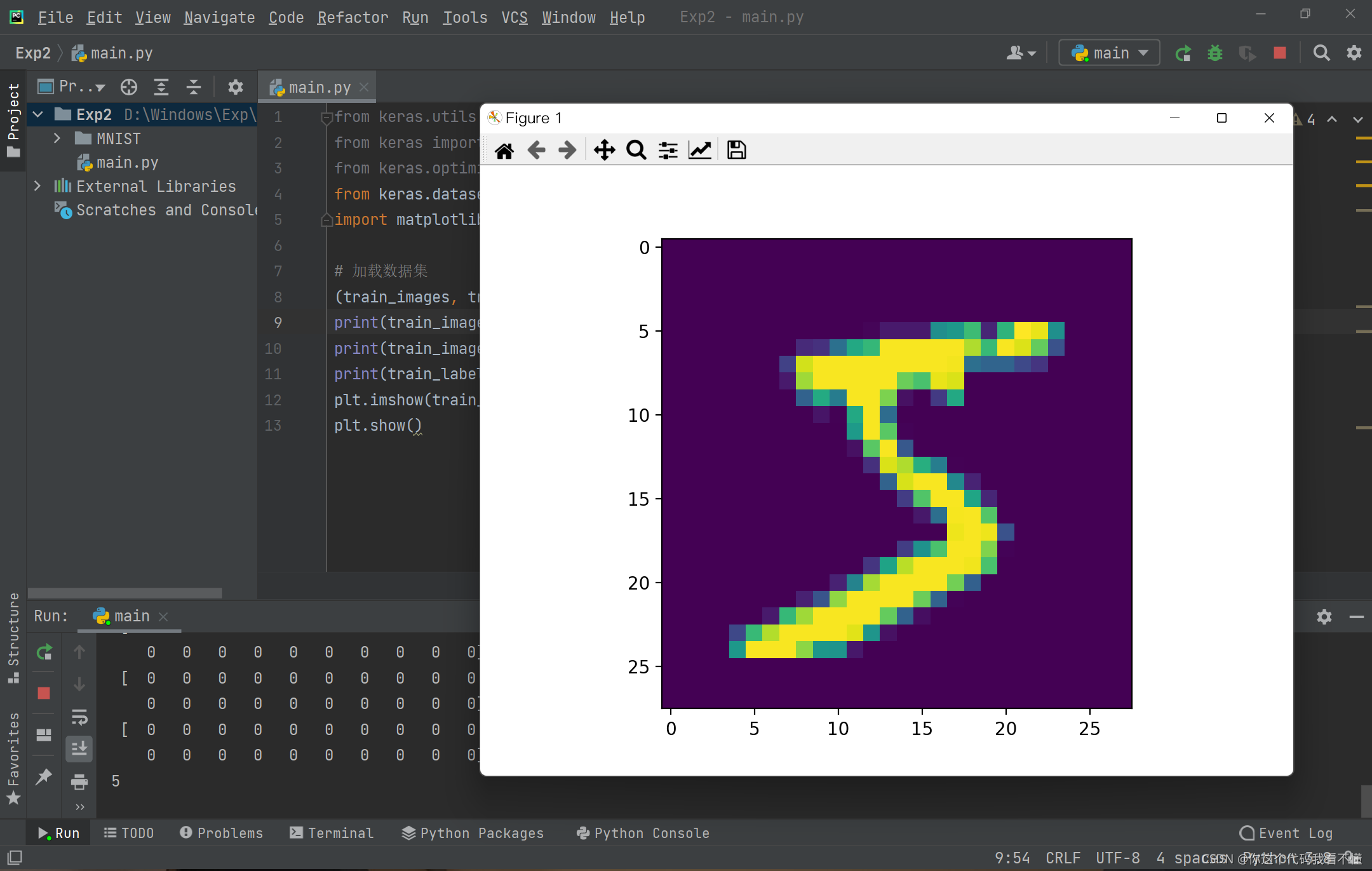 python MNIST python mnist手写体报告_梯度下降_02