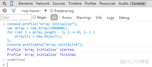 在chrome的控制台中输入jQuery代码并执行 chrome javascript控制台_chrome_12