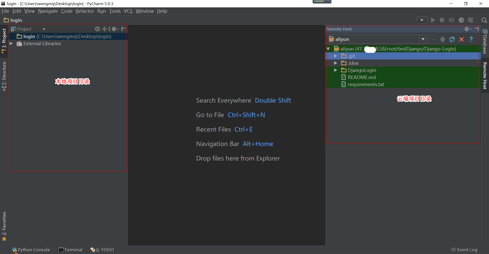 pycharm 使用远程docker镜像环境 pycharm远程部署_服务器_06