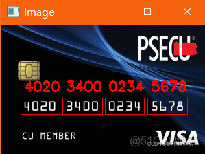 python识别图片银行卡号ocr opencv识别银行卡_python识别图片银行卡号ocr_08